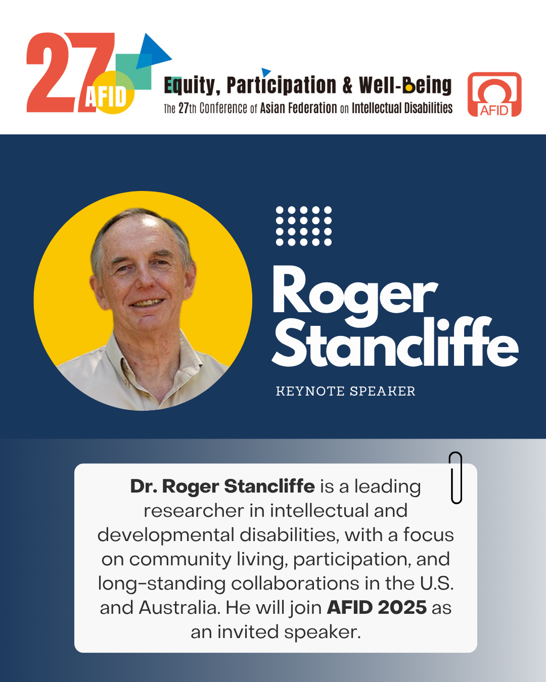 Dr. Roger J. Stancliffe
